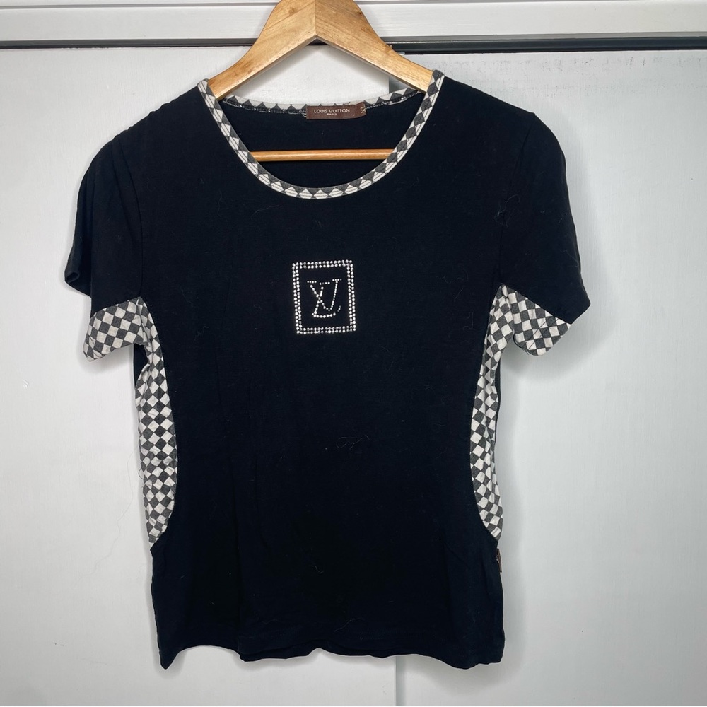 Louis Vuitton checkered t shirt
